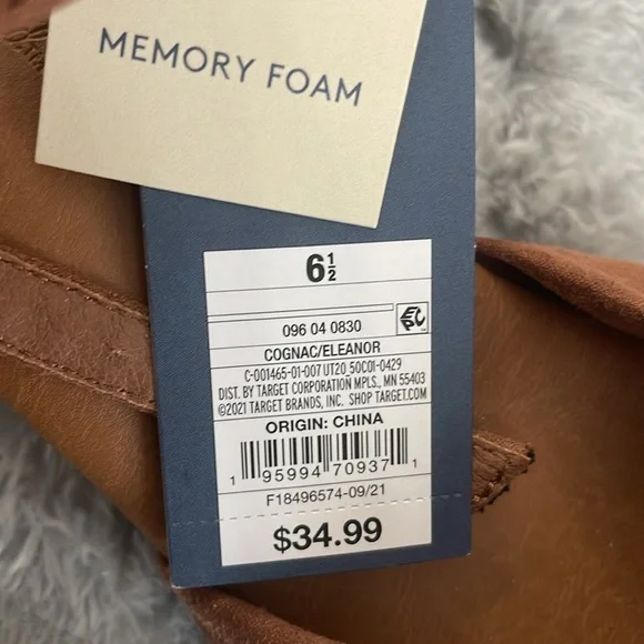 Universal Thread Eleanor Heels Cognac Size 6.5 NWT - Picture 4 of 4